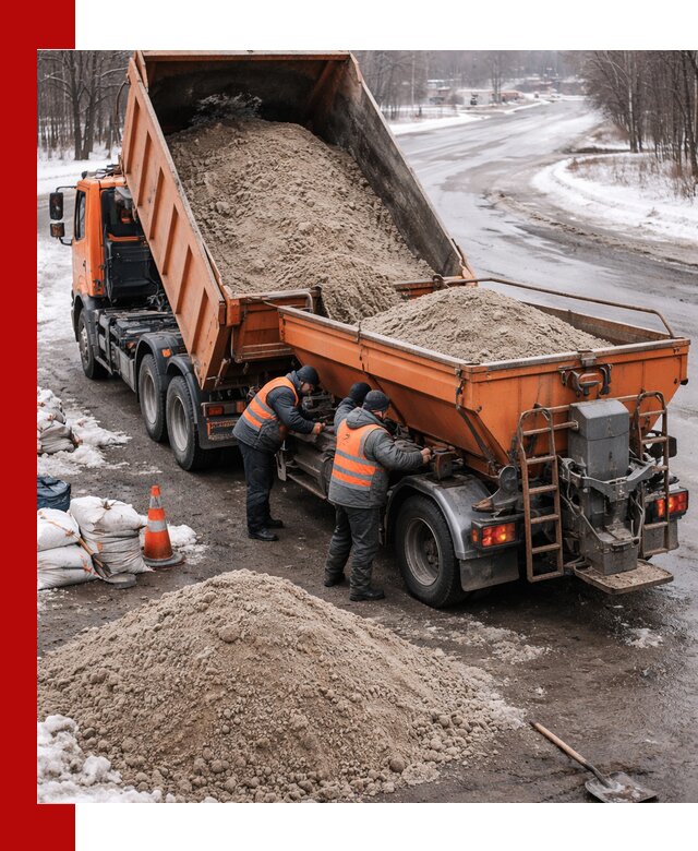 Поставка и вывоз пескосоля в клине оптом и в розницу