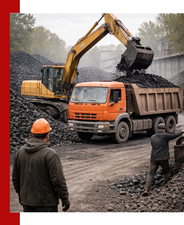 Доставка угля автотранспортом в клине быстро и выгодно