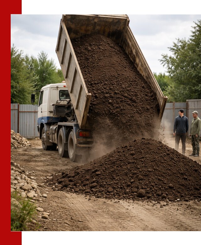 Доставка самосвалом 10 кубов в клине быстро и надёжно