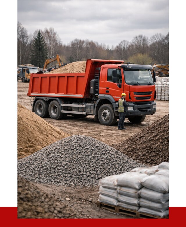 Доставка самосвалом 25 кубов в клине от 7684 р. | ПРОНЕРУДКли