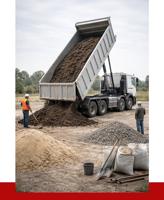 Доставка самосвалом 30 кубов в клине от 8708 р. | ПРОНЕРУДКли