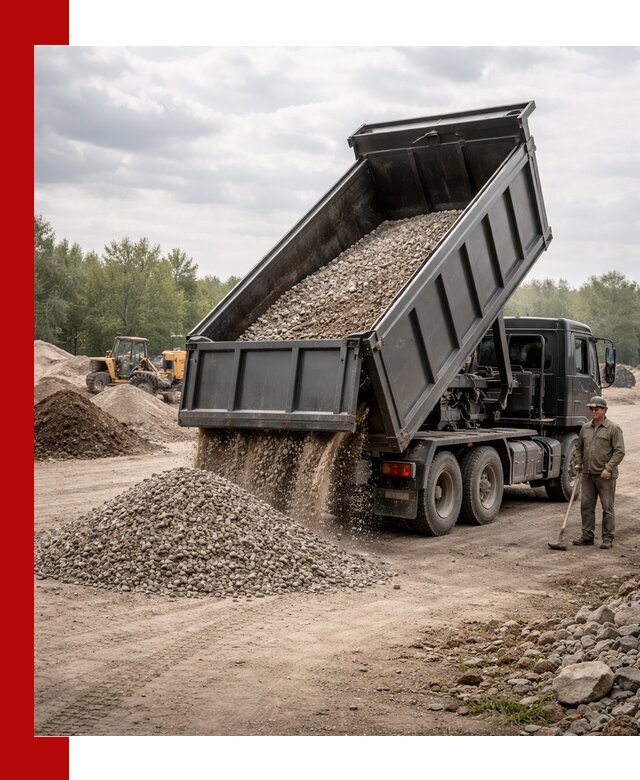 Доставка самосвалом 30 м3 по выгодным ценам в клине