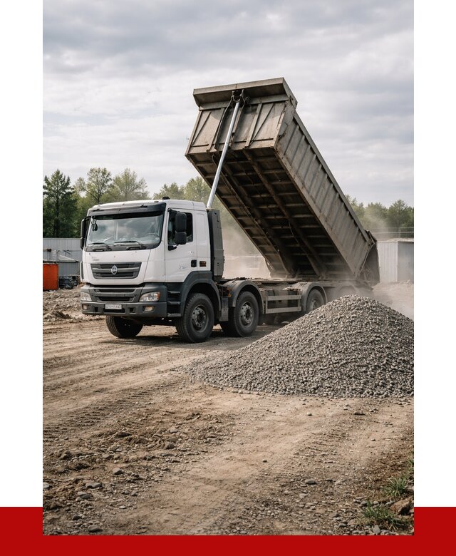 Доставка самосвалом 40 кубов в клине от 9221 р. | ПРОНЕРУДКли