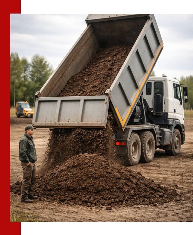 Аренда самосвала с водителем в клине для сыпучих грузов и навоза