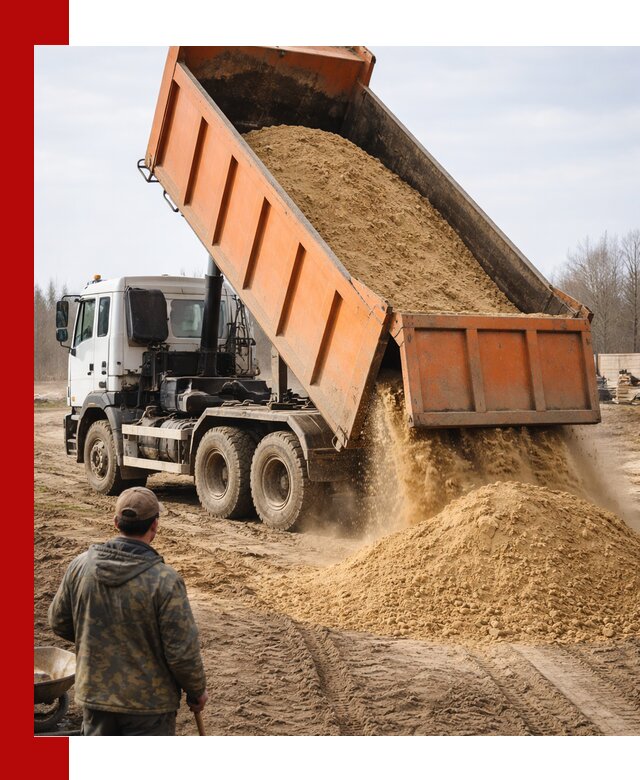 Аренда самосвала 20 тонн для перевозки грузов в клине
