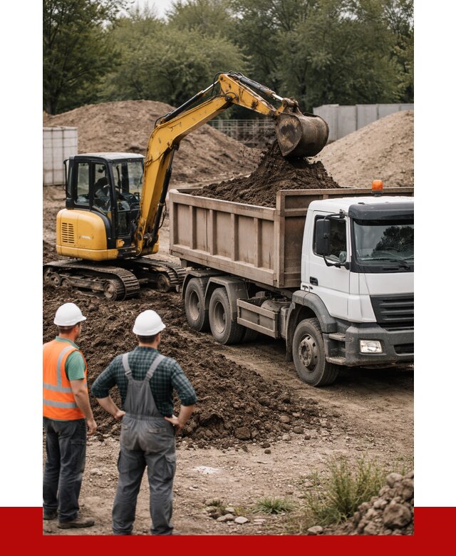 Вывоз грунта в клине от 4610 р. самосвалом | ПРОНЕРУДКли