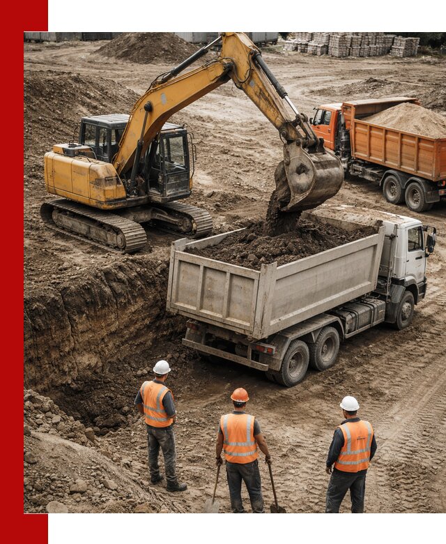 Разработка грунта для строительства и благоустройства в клине