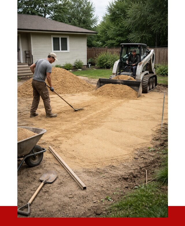 Отсыпка участка песком в клине, от 2561 р., ПРОНЕРУДКли