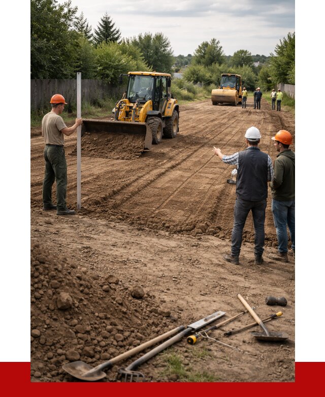 Планировка участка грунтом в клине от 4610 р ПРОНЕРУДКли