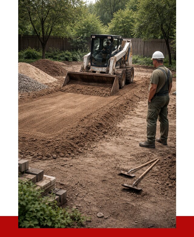 Выравнивание участка под ключ в клине от 3586 р. | ПРОНЕРУДКли