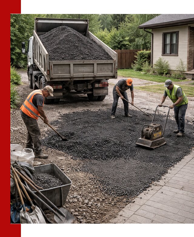 Асфальтовая крошка для двора с доставкой в клине